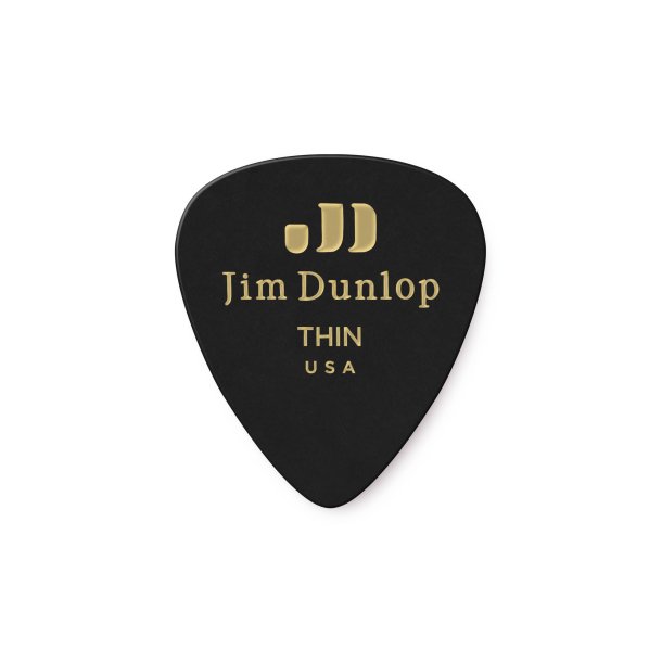 Dunlop 483P03TH Celluloid Black Classics-12 stk.